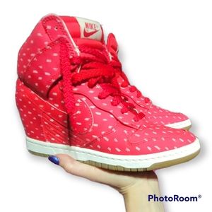 Nike Dunk Sky Hi Hidden Wedge Red Hype